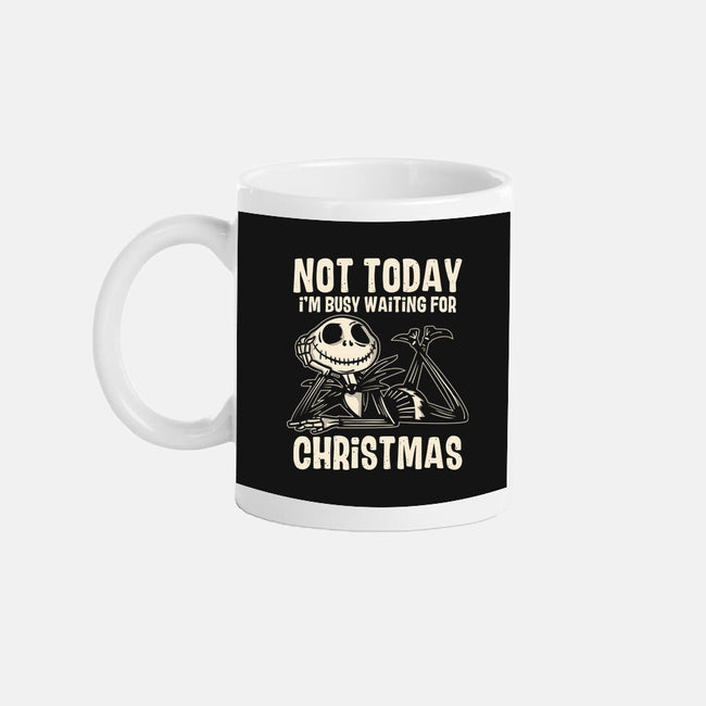 Busy Waiting For Christmas-None-Mug-Drinkware-turborat14