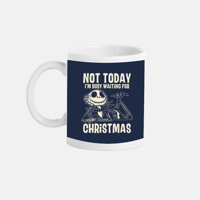 Busy Waiting For Christmas-None-Mug-Drinkware-turborat14