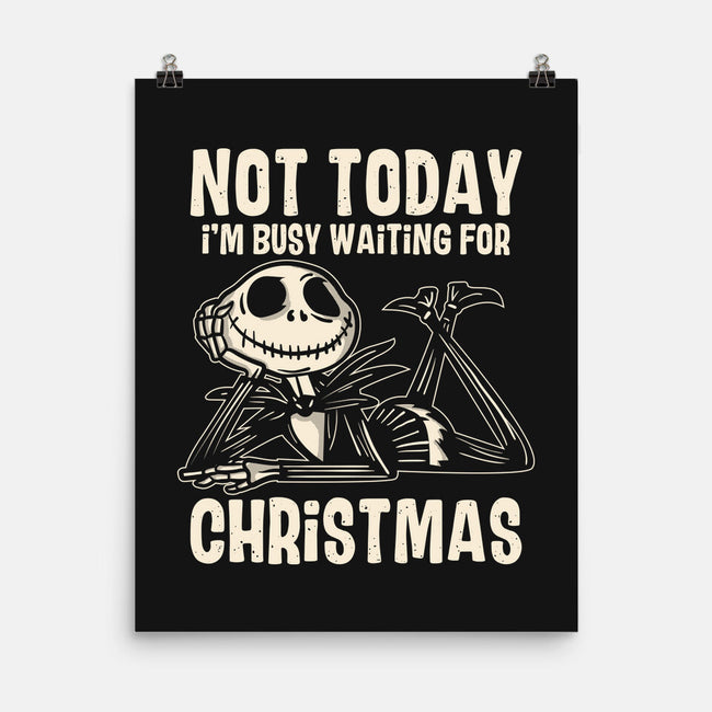 Busy Waiting For Christmas-None-Matte-Poster-turborat14