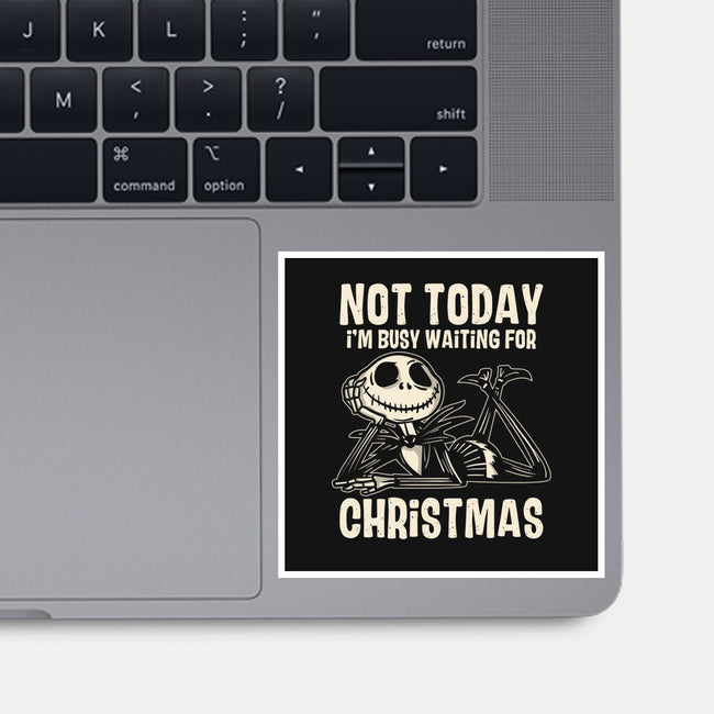 Busy Waiting For Christmas-None-Glossy-Sticker-turborat14
