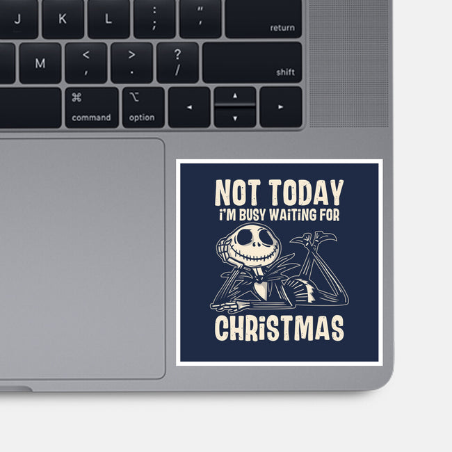Busy Waiting For Christmas-None-Glossy-Sticker-turborat14