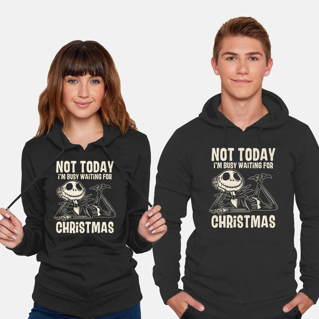 Busy Waiting For Christmas-Unisex-Pullover-Sweatshirt-turborat14
