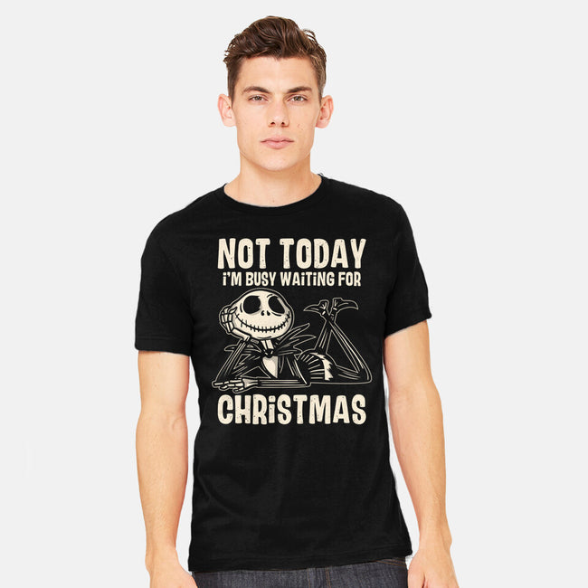 Busy Waiting For Christmas-Mens-Heavyweight-Tee-turborat14