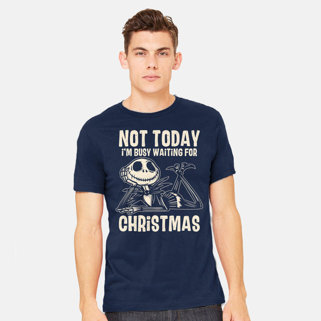 Busy Waiting For Christmas-Mens-Heavyweight-Tee-turborat14