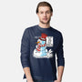 Snow Feeling-Mens-Long Sleeved-Tee-imisko