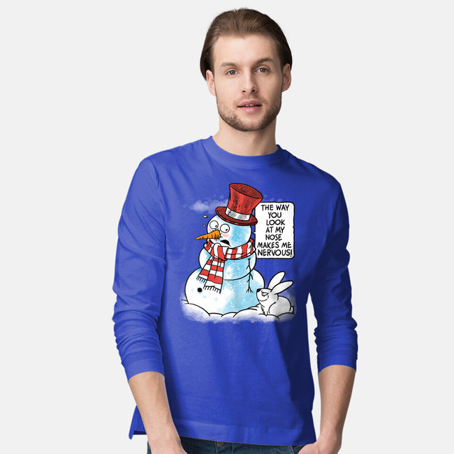Snow Feeling-Mens-Long Sleeved-Tee-imisko