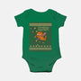 Christmas Superhero-Baby-Basic-Onesie-imisko