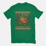 Christmas Superhero-Womens-Fitted-Tee-imisko
