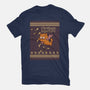 Christmas Superhero-Womens-Fitted-Tee-imisko
