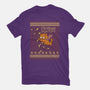 Christmas Superhero-Womens-Fitted-Tee-imisko