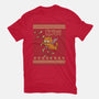 Christmas Superhero-Womens-Fitted-Tee-imisko