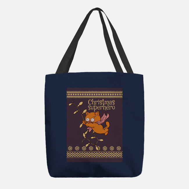 Christmas Superhero-None-Basic Tote-Bag-imisko