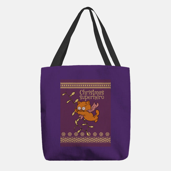 Christmas Superhero-None-Basic Tote-Bag-imisko