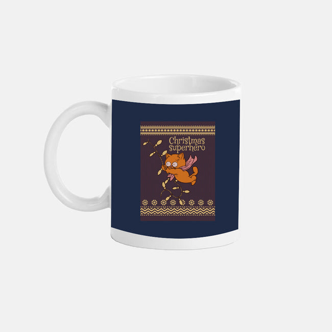 Christmas Superhero-None-Mug-Drinkware-imisko