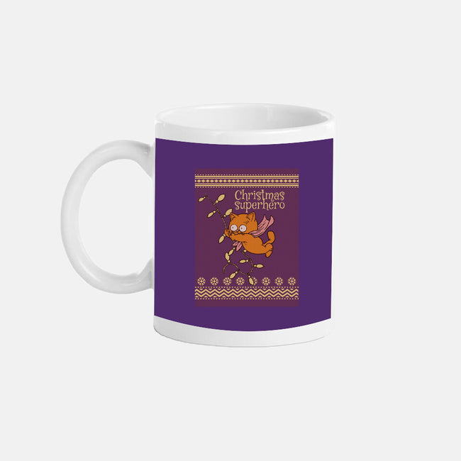 Christmas Superhero-None-Mug-Drinkware-imisko