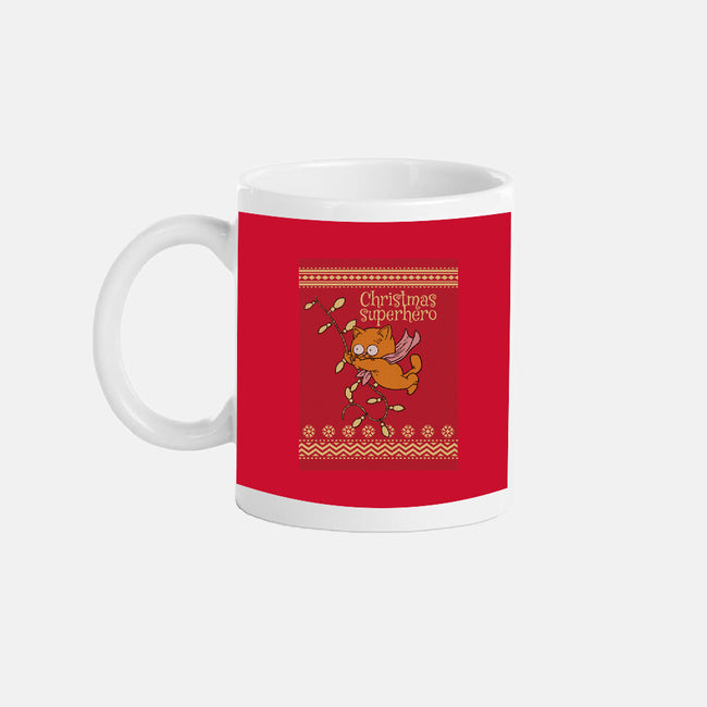 Christmas Superhero-None-Mug-Drinkware-imisko