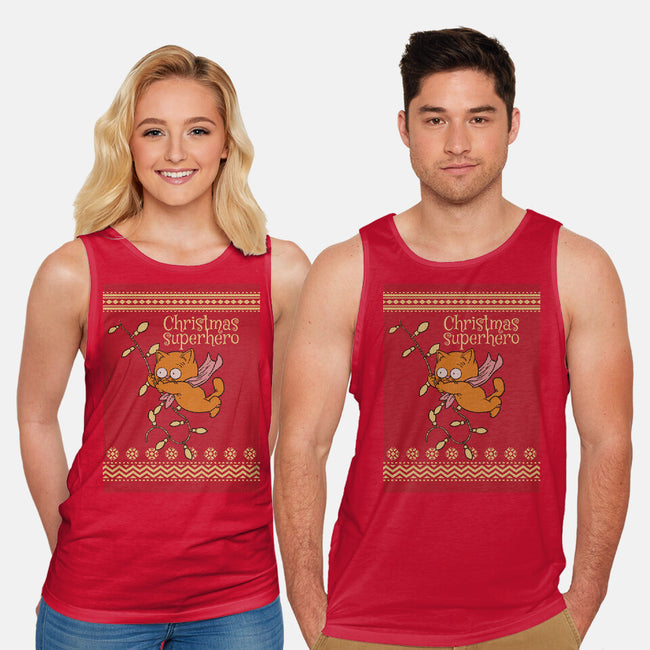 Christmas Superhero-Unisex-Basic-Tank-imisko