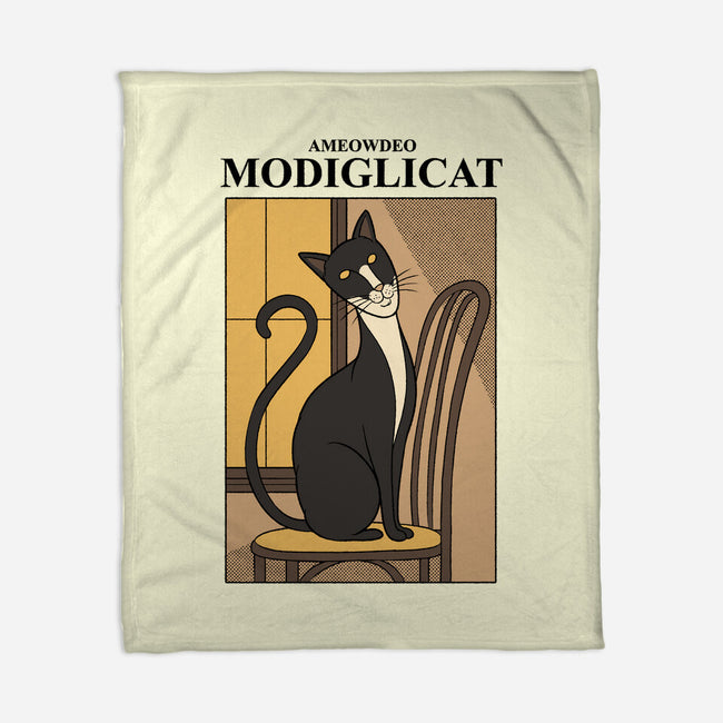 Modiglicat-None-Fleece-Blanket-Thiago Correa