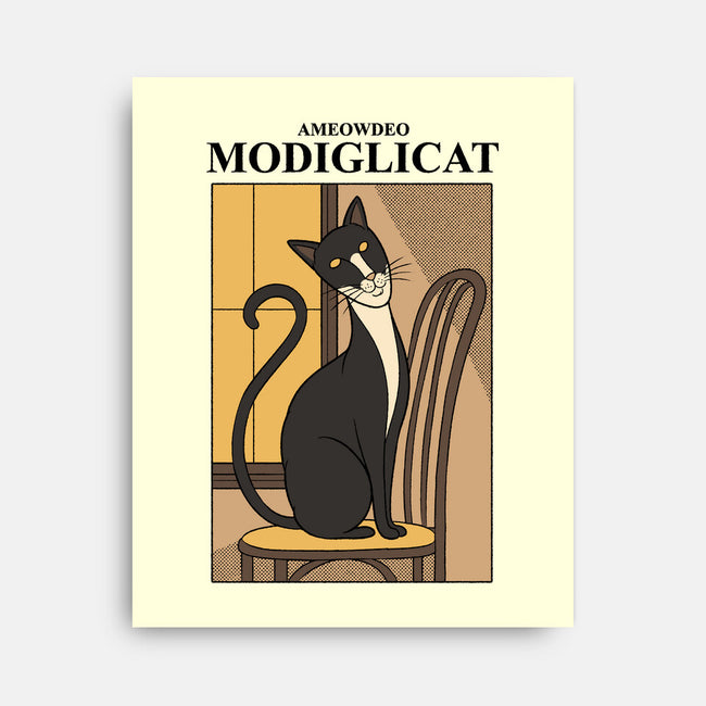 Modiglicat-None-Stretched-Canvas-Thiago Correa