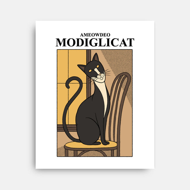 Modiglicat-None-Stretched-Canvas-Thiago Correa