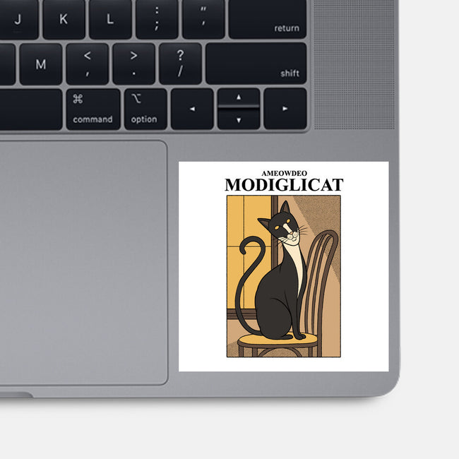 Modiglicat-None-Glossy-Sticker-Thiago Correa