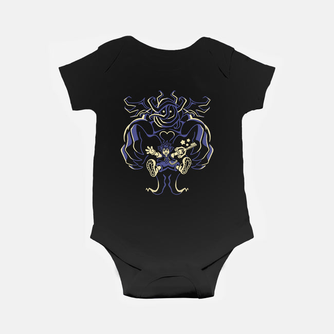 Heart-Shaped Boss-Baby-Basic-Onesie-Henrique Torres