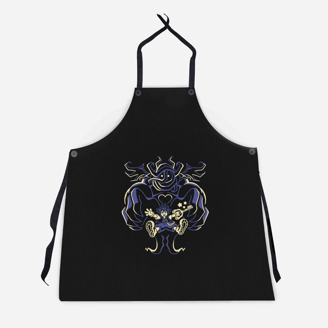 Heart-Shaped Boss-Unisex-Kitchen-Apron-Henrique Torres
