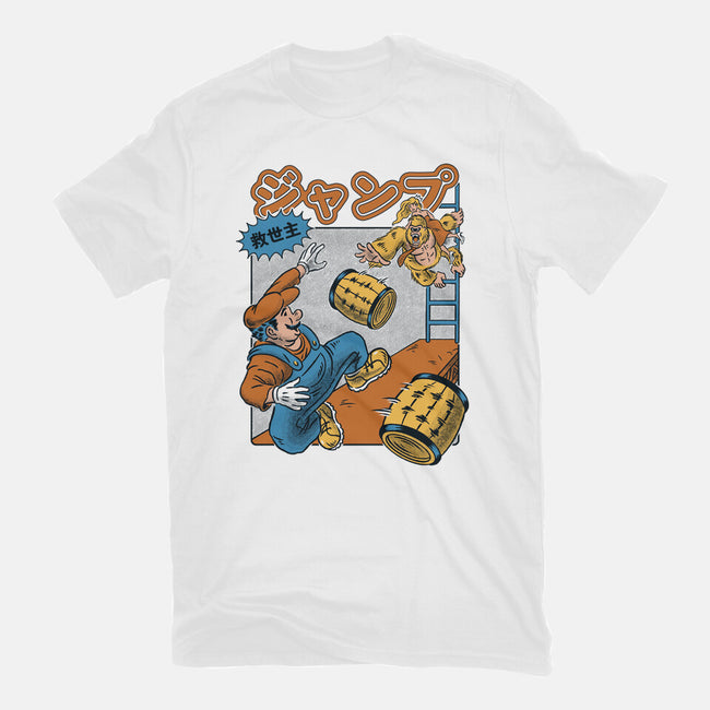 Jumping Savior-Unisex-Basic-Tee-Henrique Torres