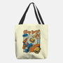 Jumping Savior-None-Basic Tote-Bag-Henrique Torres