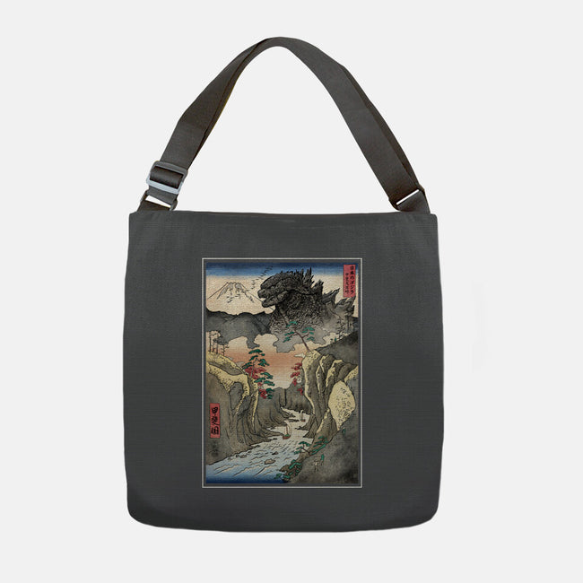 King Of Kaiju In Inume Pass-None-Adjustable Tote-Bag-DrMonekers