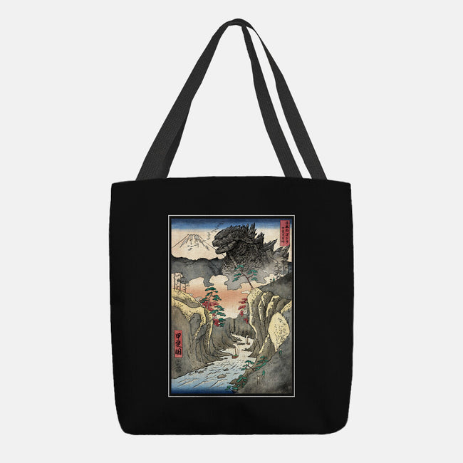 King Of Kaiju In Inume Pass-None-Basic Tote-Bag-DrMonekers