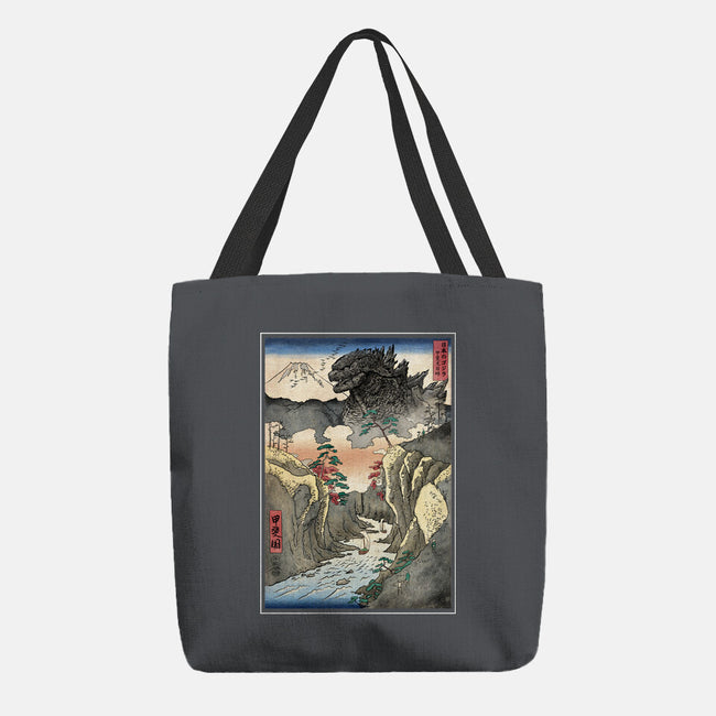King Of Kaiju In Inume Pass-None-Basic Tote-Bag-DrMonekers