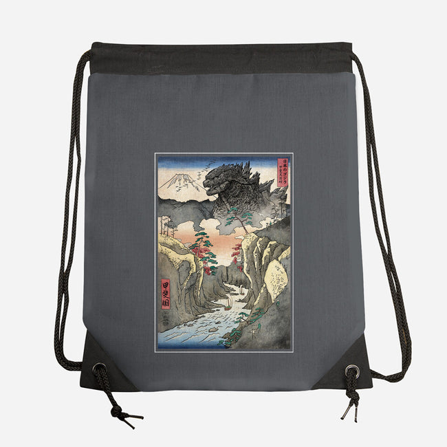 King Of Kaiju In Inume Pass-None-Drawstring-Bag-DrMonekers