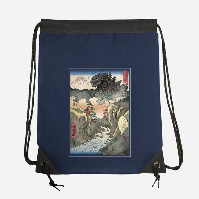 King Of Kaiju In Inume Pass-None-Drawstring-Bag-DrMonekers