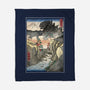 King Of Kaiju In Inume Pass-None-Fleece-Blanket-DrMonekers