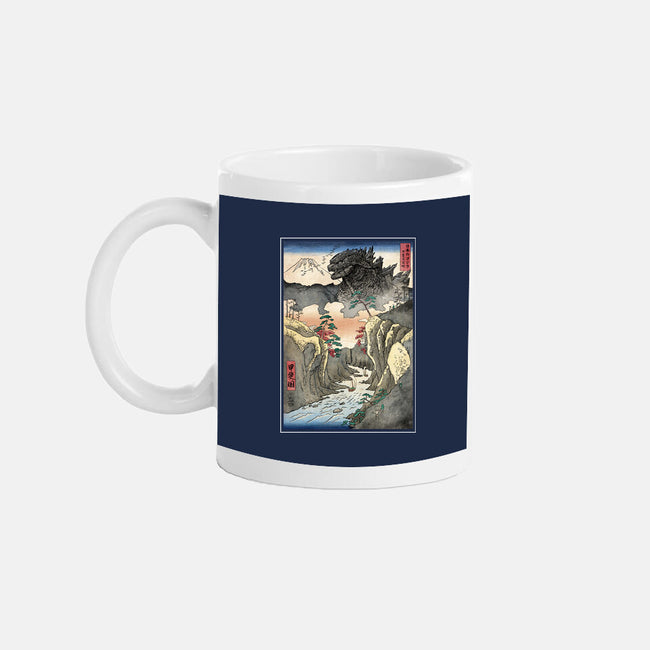 King Of Kaiju In Inume Pass-None-Mug-Drinkware-DrMonekers