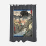King Of Kaiju In Inume Pass-None-Polyester-Shower Curtain-DrMonekers