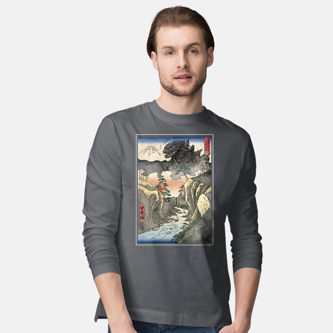 King Of Kaiju In Inume Pass-Mens-Long Sleeved-Tee-DrMonekers