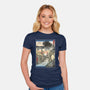 King Of Kaiju In Inume Pass-Womens-Fitted-Tee-DrMonekers