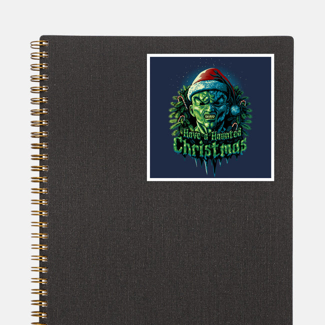 Haunted Christmas-None-Glossy-Sticker-daobiwan