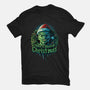 Haunted Christmas-Womens-Fitted-Tee-daobiwan
