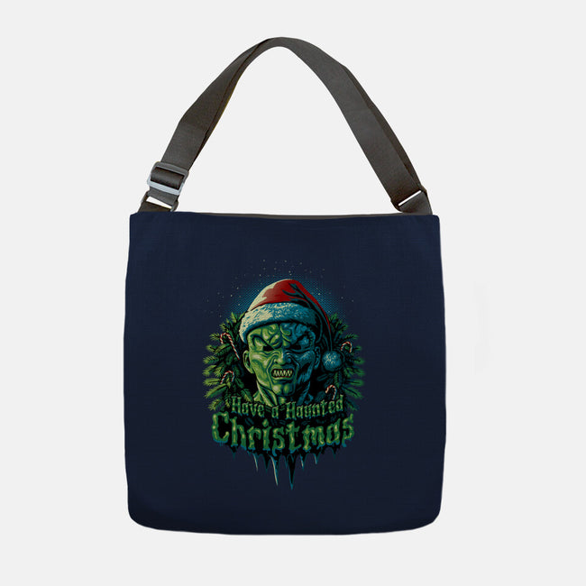 Haunted Christmas-None-Adjustable Tote-Bag-daobiwan