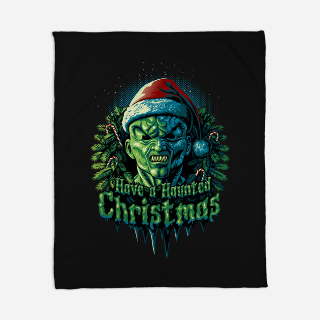 Haunted Christmas-None-Fleece-Blanket-daobiwan