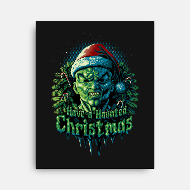 Haunted Christmas-None-Stretched-Canvas-daobiwan