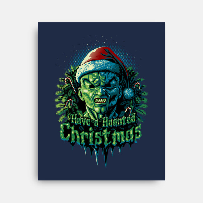Haunted Christmas-None-Stretched-Canvas-daobiwan