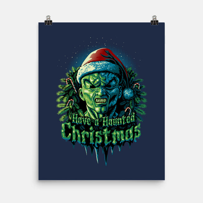 Haunted Christmas-None-Matte-Poster-daobiwan