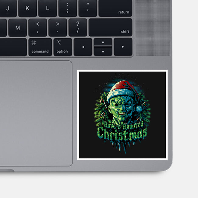 Haunted Christmas-None-Glossy-Sticker-daobiwan