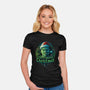 Haunted Christmas-Womens-Fitted-Tee-daobiwan