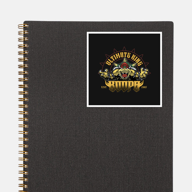 Ultimate King Koopa-None-Glossy-Sticker-Astrobot Invention