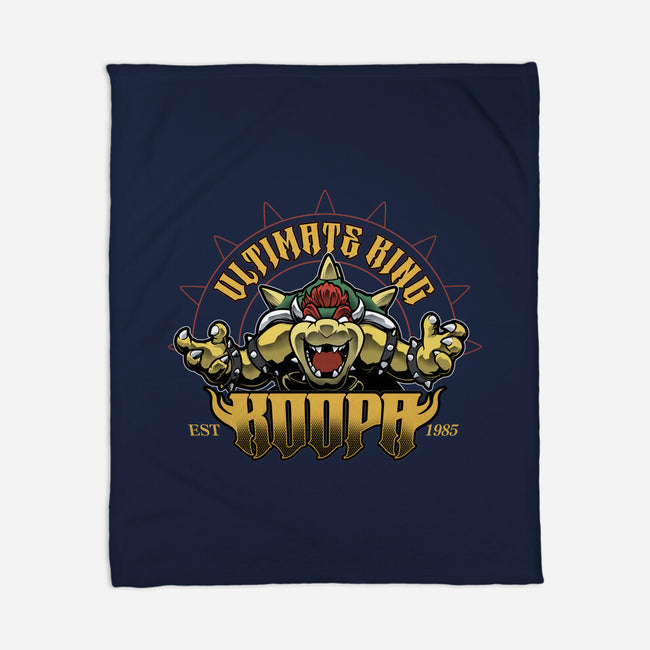 Ultimate King Koopa-None-Fleece-Blanket-Astrobot Invention
